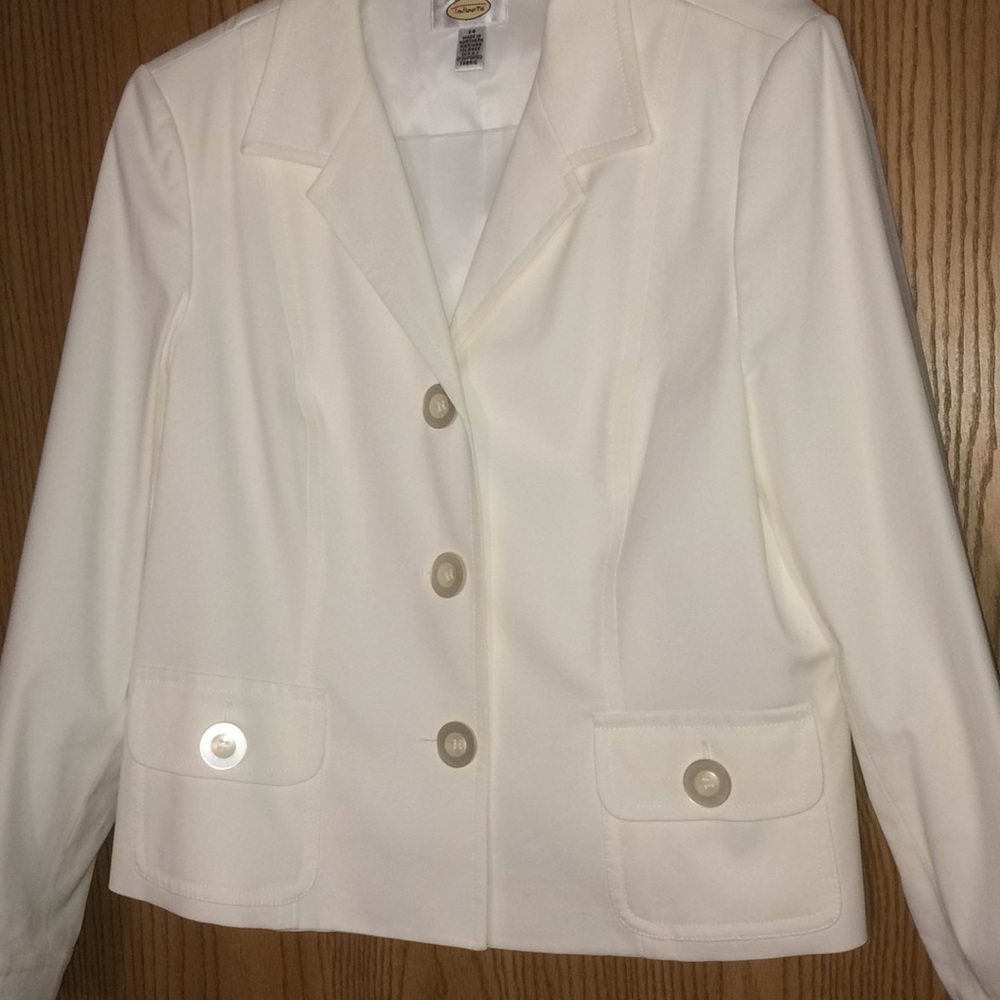 Talbots Fully-Lined Three Button Jacket - image 1